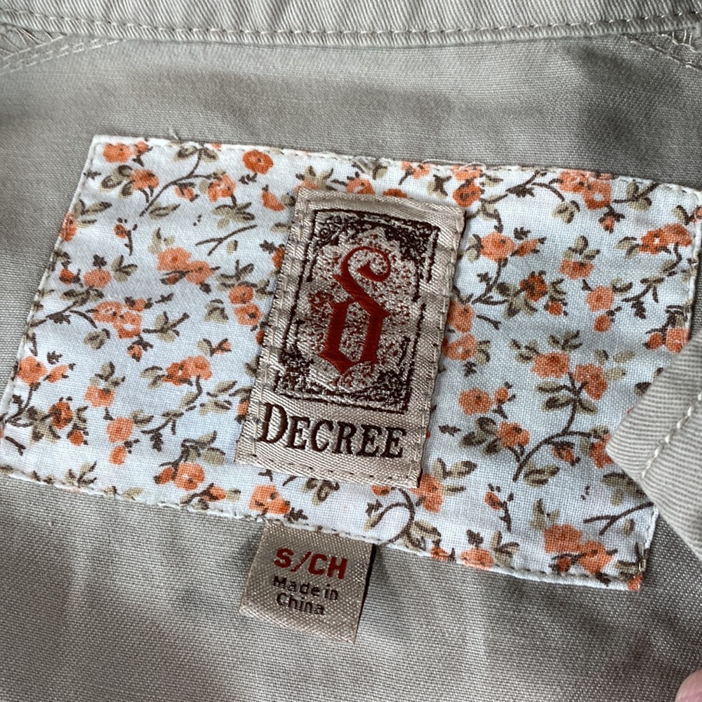 🍧[ Decree ] Beige Military Inspired Jacket - Picture 6 of 8